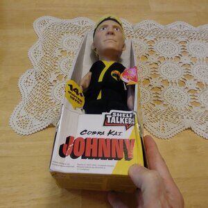 Cobra Kai Johnny Shelf Talkers figure pull string toy